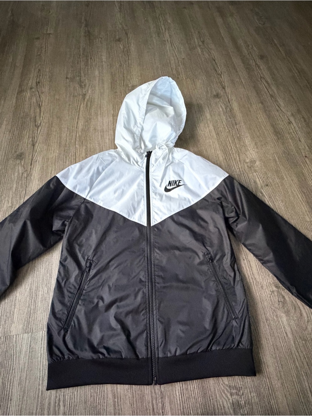 Nike Black Jacket with Red Nike Tag